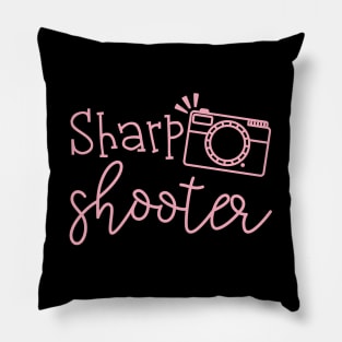 Sharp Shooter Camera Photography Pillow