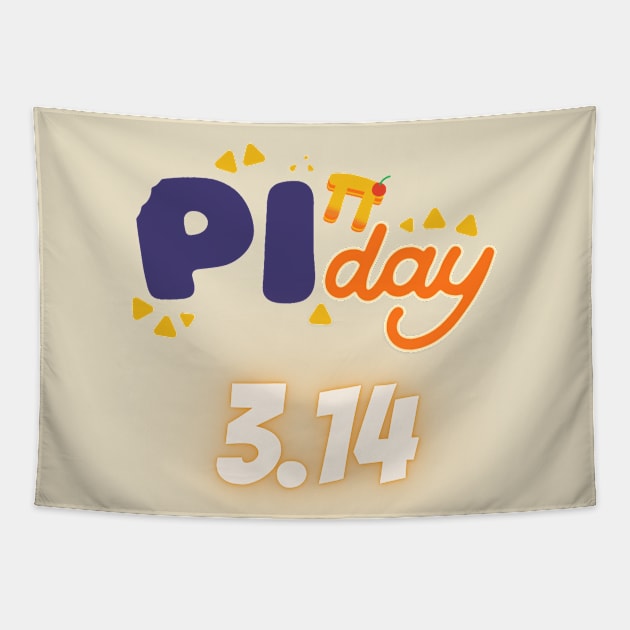 Happy Pi Day Tapestry by LetsGetInspired