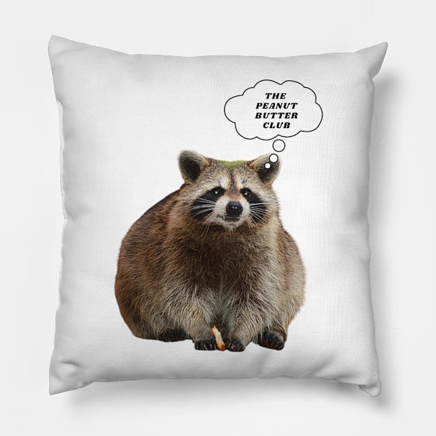 The Peanut Butter Club Pillow by rconyard