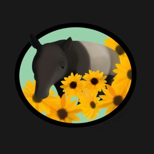 Tapir & Black Eyed Susans T-Shirt