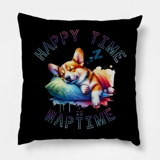 Happy Time is Nap Time, Sleep, Relaxing Pillow