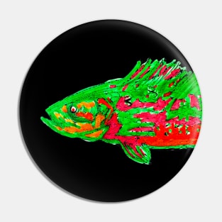 Neon Fish Pin