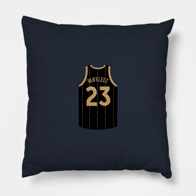 Fred VanVleet Toronto Jersey Qiangy Pillow by qiangdade