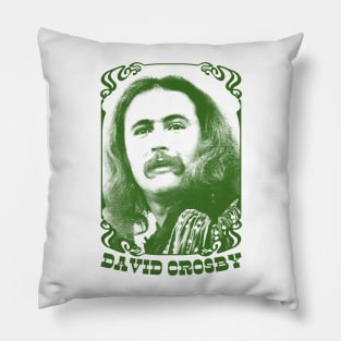 David Crosby / Retro Fan Design Pillow