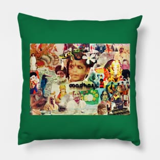 Indian Montage I. by MontagealaBira Pillow