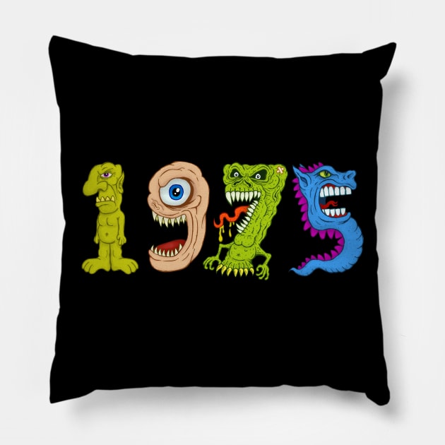 1975 Pillow by MalcolmKirk