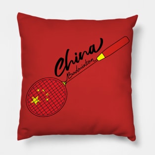 China Badminton Pride Racquet Support Badminton (China) Flag Pillow