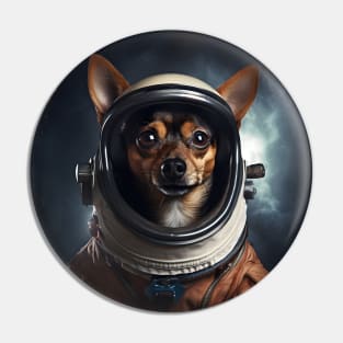 Astro Dog - Miniature Pinscher Pin