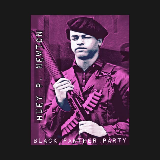 Huey P. Newton (P) by BlackOzean