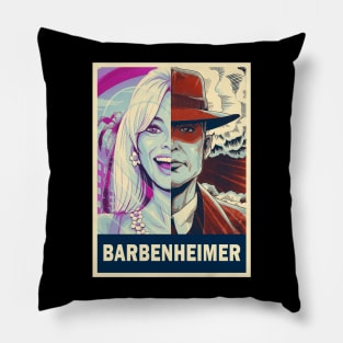 Barbenheimer Pillow