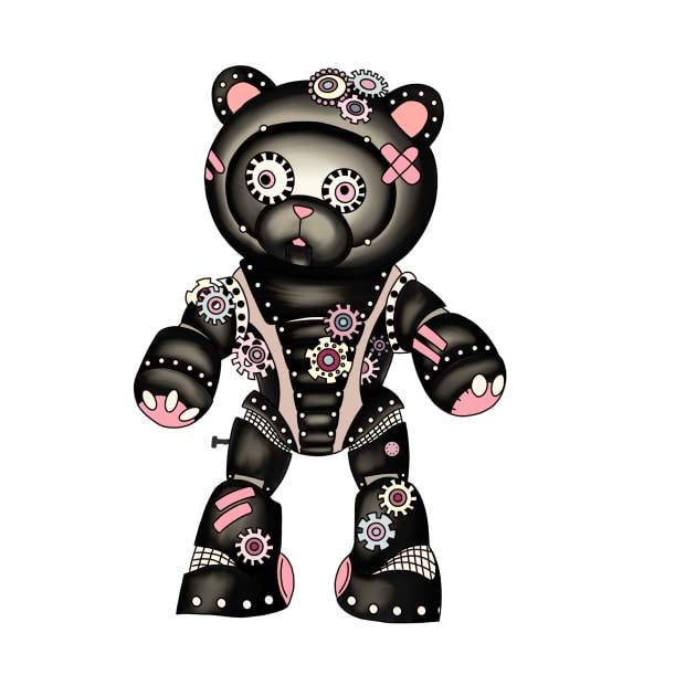 Steampunk teddybear by paviash