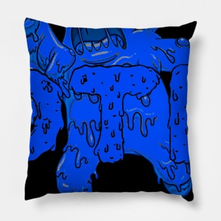 Only The Real Slime Blue Apparel Pillow