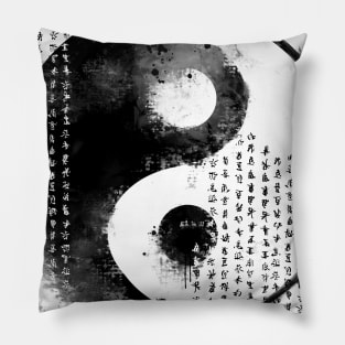 Yin Yang Ink Pillow