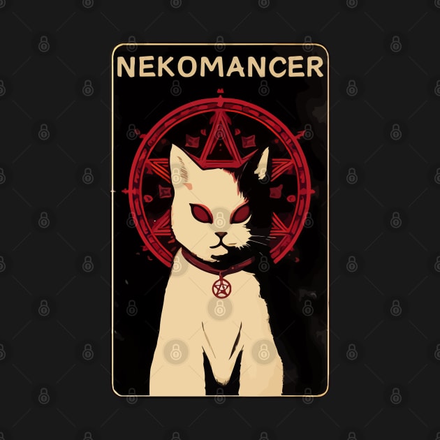 Spooky Nekomancer demon cat by TomFrontierArt