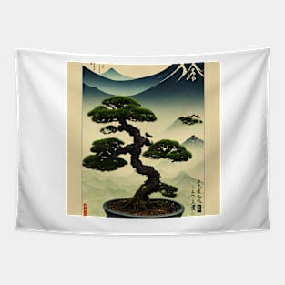 Bonsai Tree View Tapestry