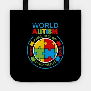 World autism - Awareness day - Puzzle Tote