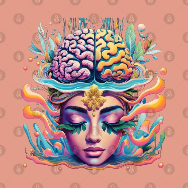 Neural Fantasia: The Psychedelic Mindscape by TooplesArt