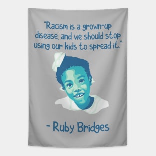 Ruby Bridges Portrait and Quote Tapestry