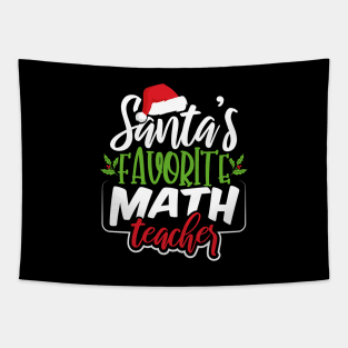 Santa's Favorite Math Teacher Tapestry