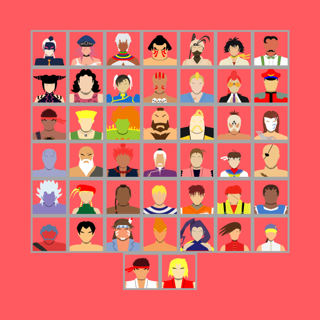 Select Your Character - Ultra Street Fighter 4 (Square) by MagicFlounder