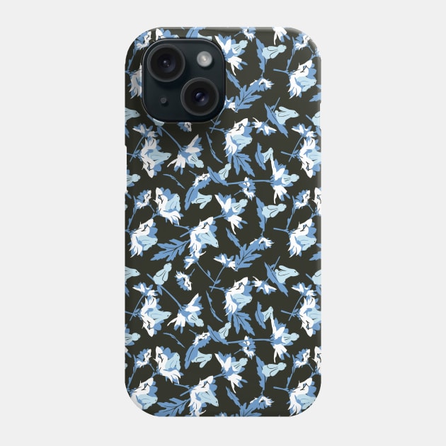 Abstract Easter Rabbit Floral Pattern Phone Case by FlinArt