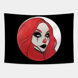 Cute clown babe Tapestry