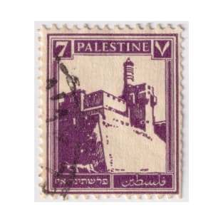 Palestine stamp with the Tower of David, Jerusalem T-Shirt
