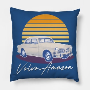 Volvo Amazon / Retro Fan Art Design Pillow