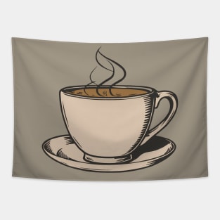 A classic coffee cup Tapestry