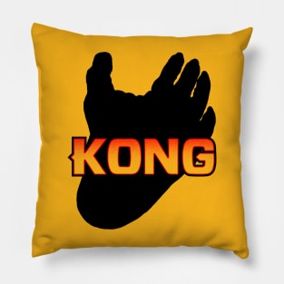 KONG FOOT & TEXT Pillow