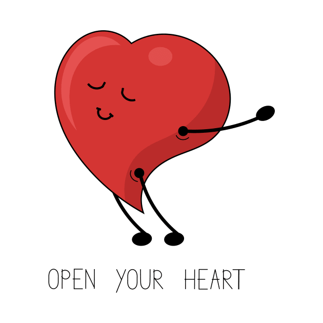 Open your heart drawing by SooperYela