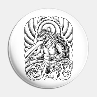 king of monster japanese tattoo Pin