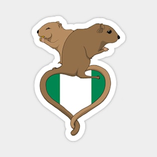 Gerbil Nigeria (light) Magnet