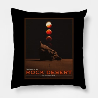 ROCK DESERT POSTCARD. Pillow