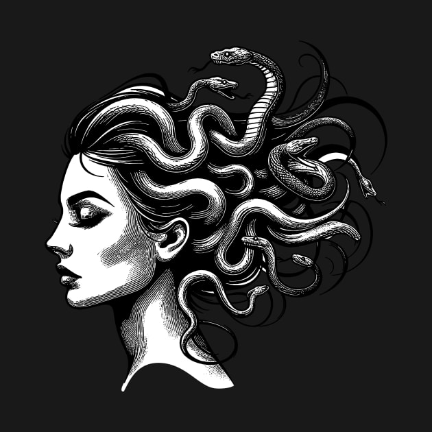 Beautiful Medusa by YEBYEMYETOZEN