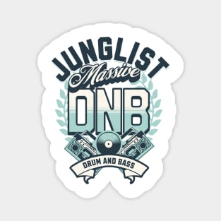 DNB - Junglist Massive (Dark green/mint) Magnet