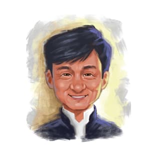 Jackie Chan Digital Painting T-Shirt