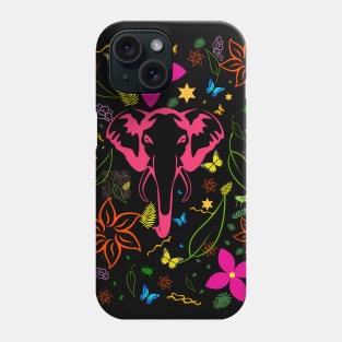 Pink elephant Phone Case