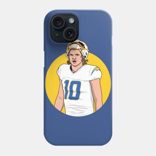 justin herbert and Los Angeles Phone Case