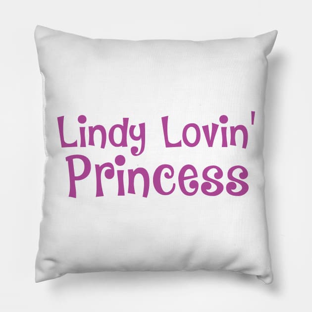 Lindy Lovin' Princess Pillow by Love2Dance