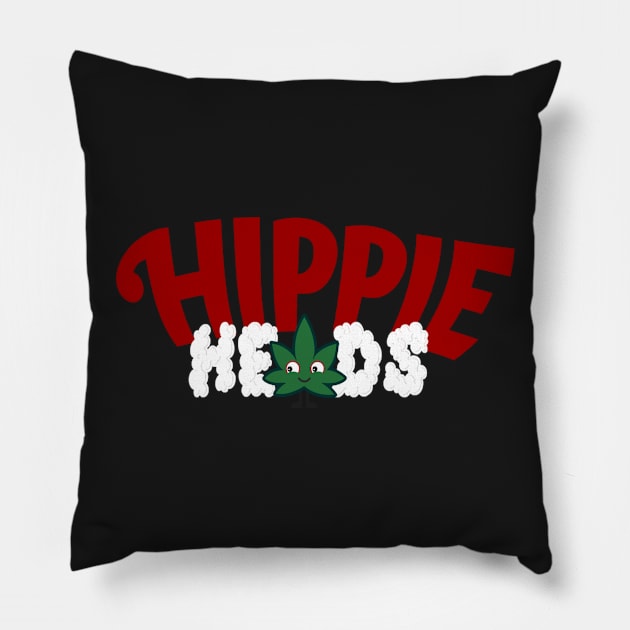 Hippie Heads Main Stream Logo Pillow by HippieHeadsFam