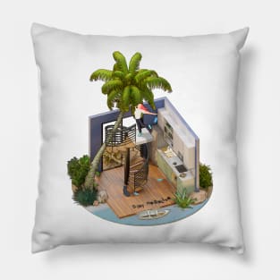 indoor paradise Pillow