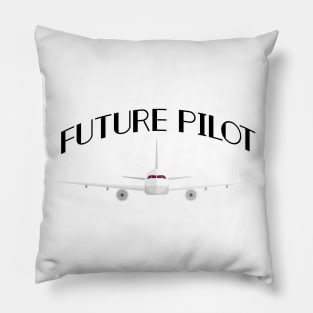 Future Pilot Funny Airplanes Boys Girl Men Pillow