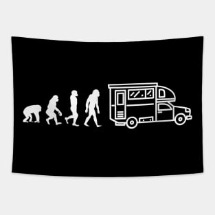 Camping Evolution Caravan Gift Tapestry