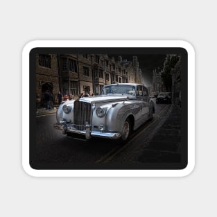 Luxury vintage classic british car Magnet