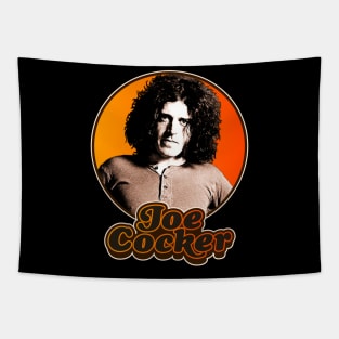 Retro Joe Cocker Tribute Tapestry