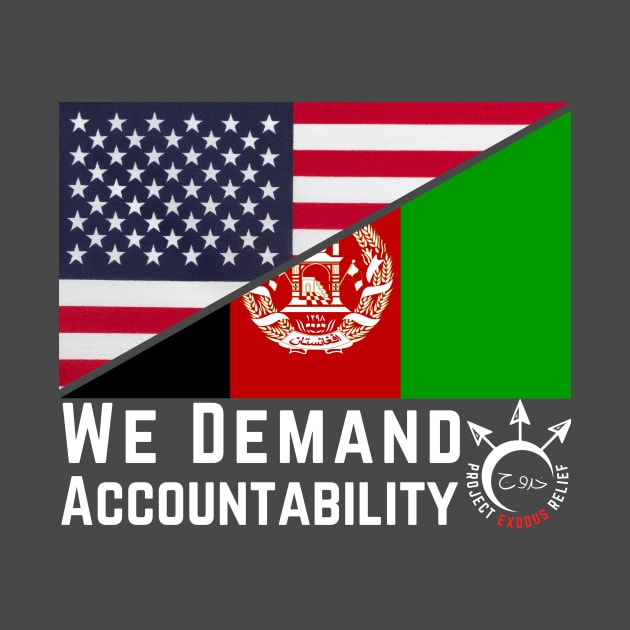 PER 52 white text DEMAND ACCOUNTABILITY by Pro Exodus Relief 