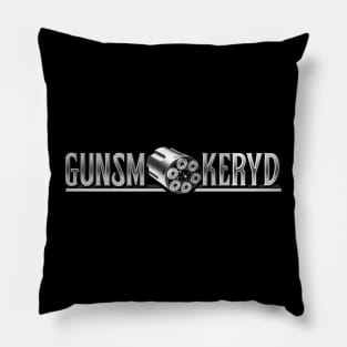 Chrome GunSmoke Logo Pillow