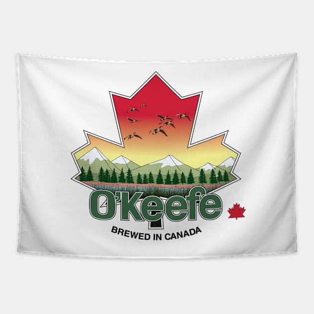 O'Keefe Brewery - Brewed in Canada Tapestry by Rush Creative Tees