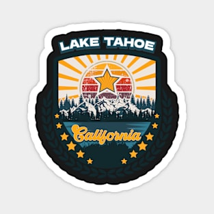 Hiking Lake Tahoe California Magnet